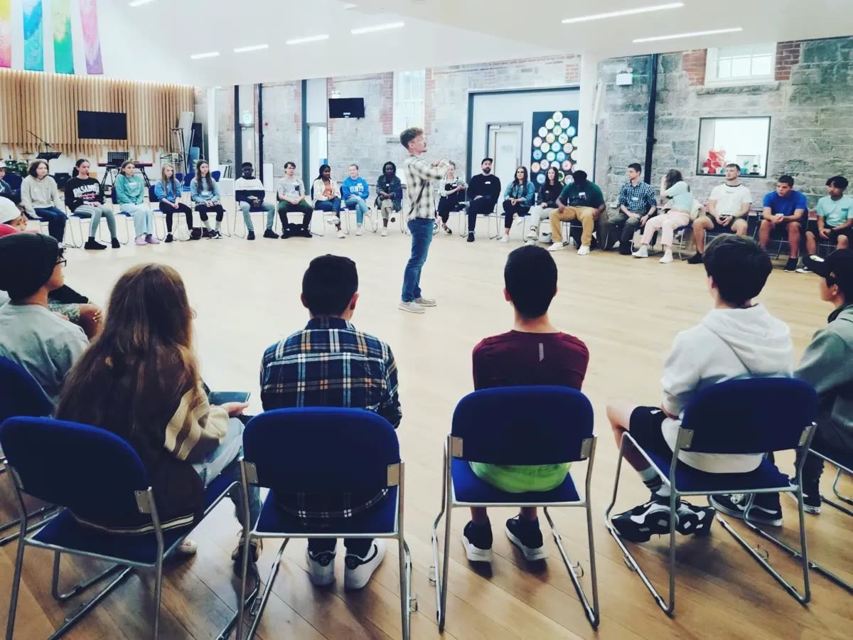 True Talks facilitator leading a session